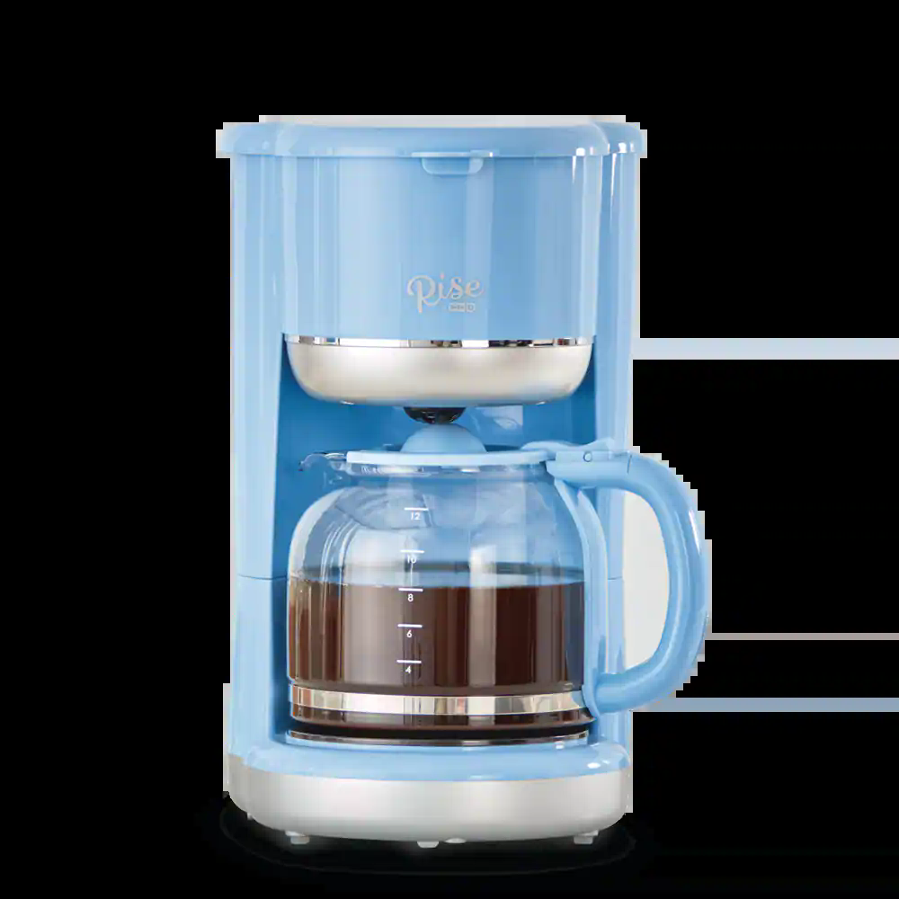 Dash Drip Coffee Maker, Blue, 10 Cups