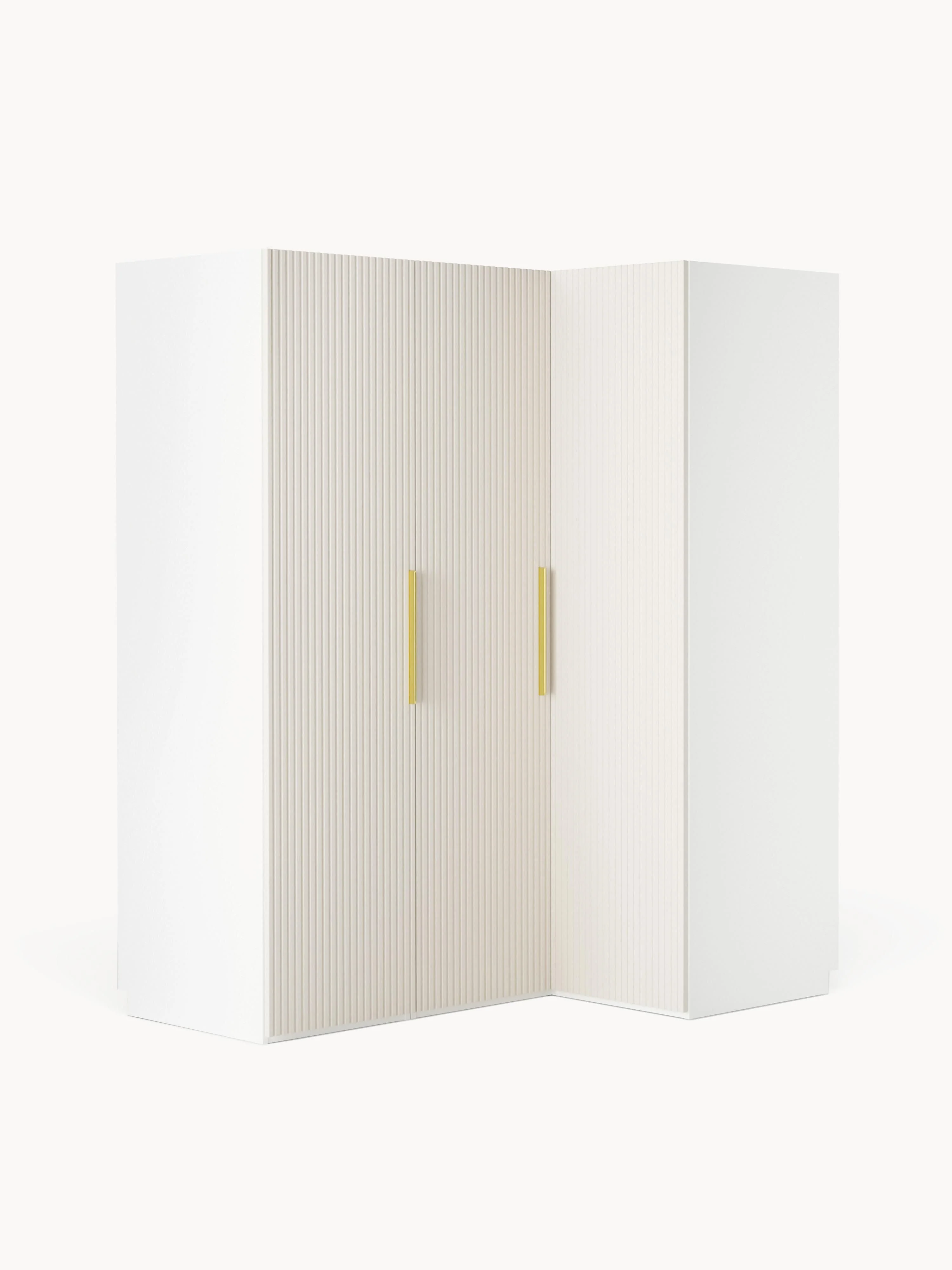 Modularer Eck-Kleiderschrank Simone, 165 cm Breite, in verschiedenen Größen