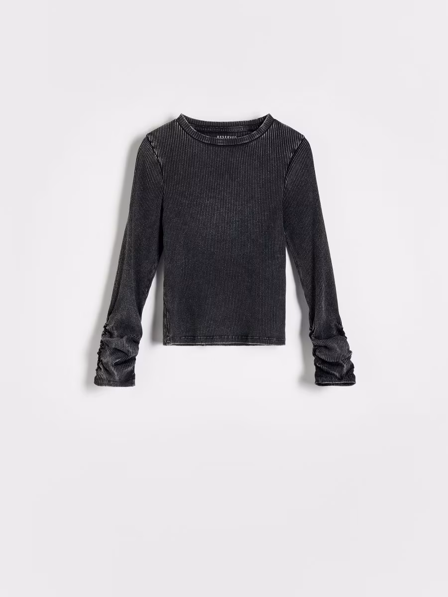 Blouse With Wash Effect