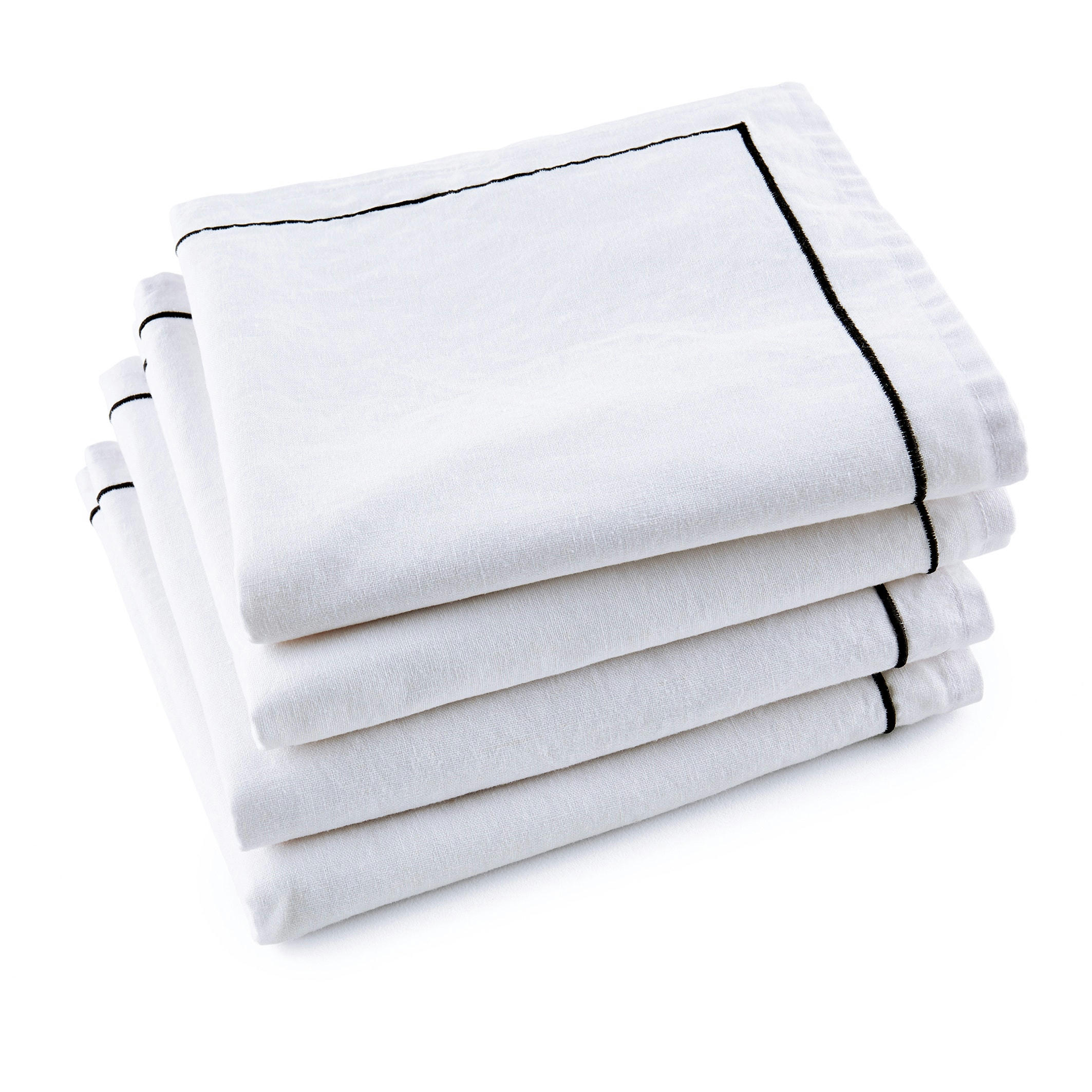 Serviettes de table lin/coton lavé Métis Bourdon