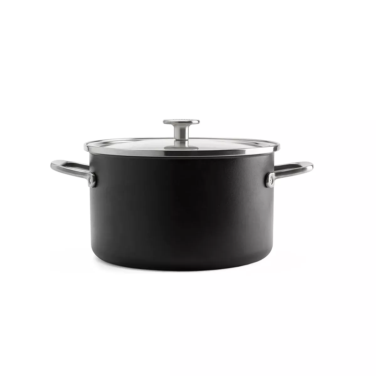KitchenAid Garnek Steel Core Enamel 20cm 3,7l z pokrywką czarny matowy