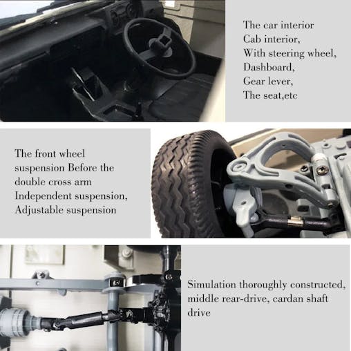 NNEOBA RC Drift Pickup Truck LED Lights