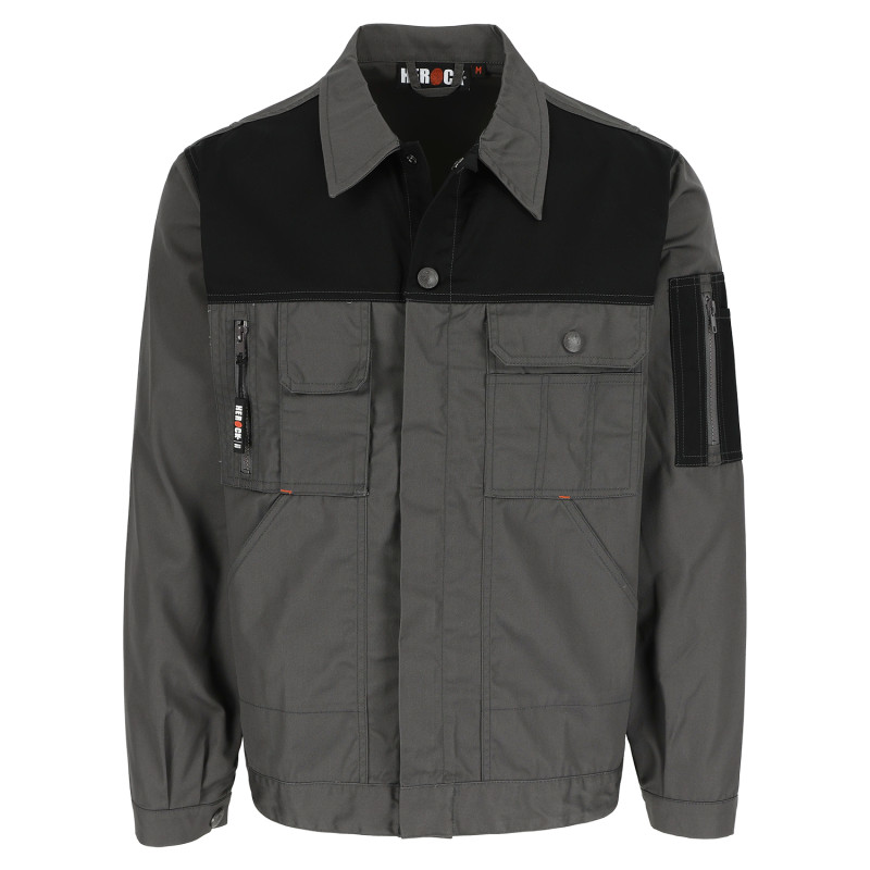 Veste Aton grise et noire M HEROCK