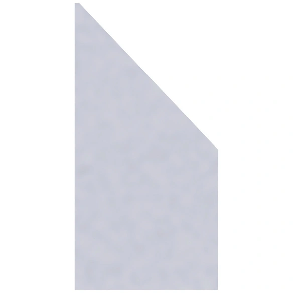 Abschlusselement »System GLAS Matt«, Glas, HxL: 180 x 90 cm cm
