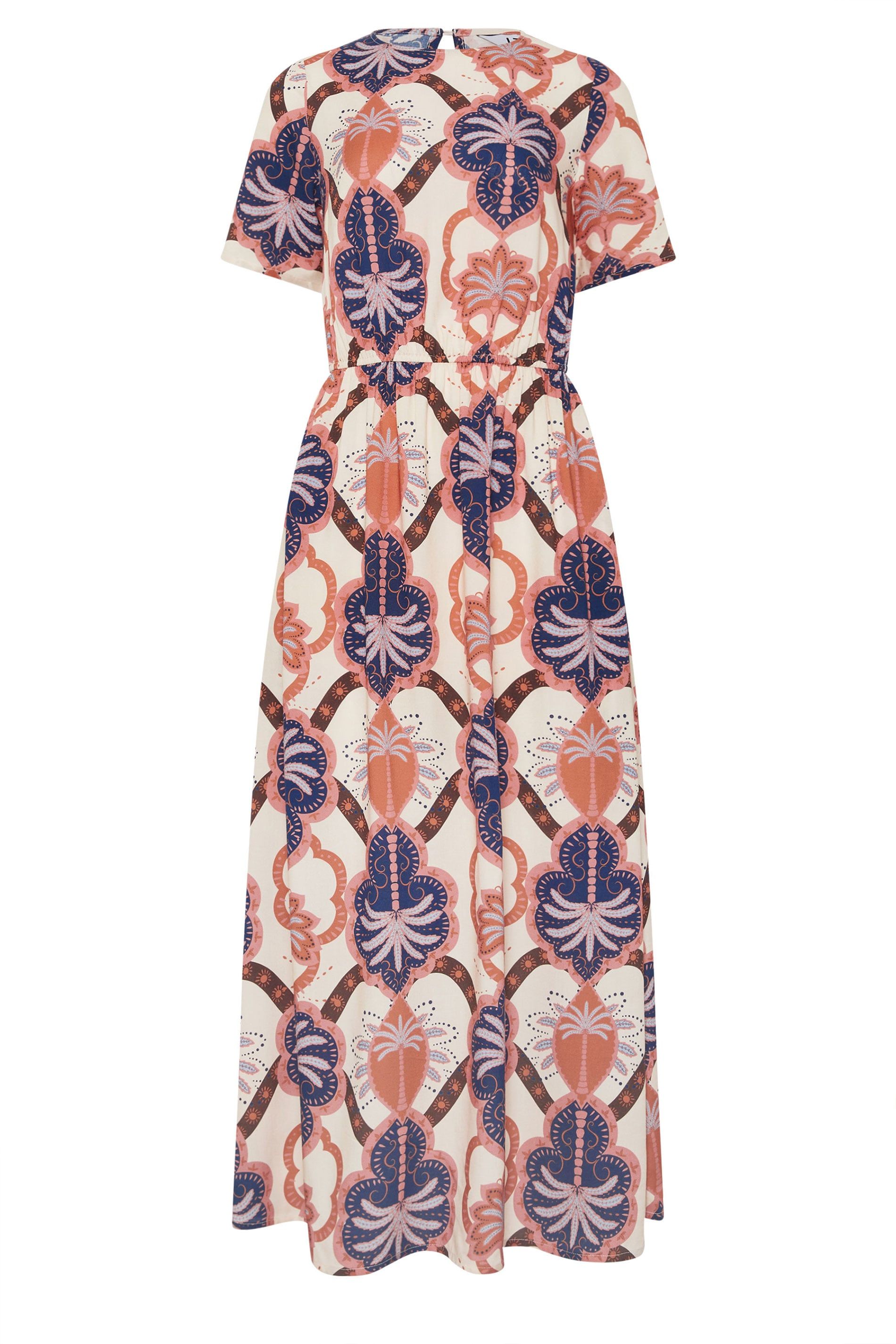 Long Tall Sally Tall Tropical Print Midi Dress