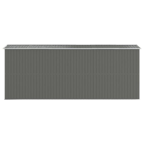 NNEVL Garden Shed Light Grey 192x523x223 cm Galvanised Steel
