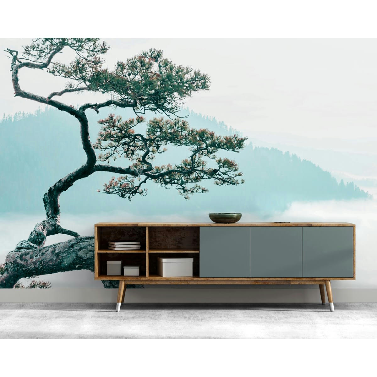 ARMANI - Papier peint panoramique en Papier Blanc  384x270