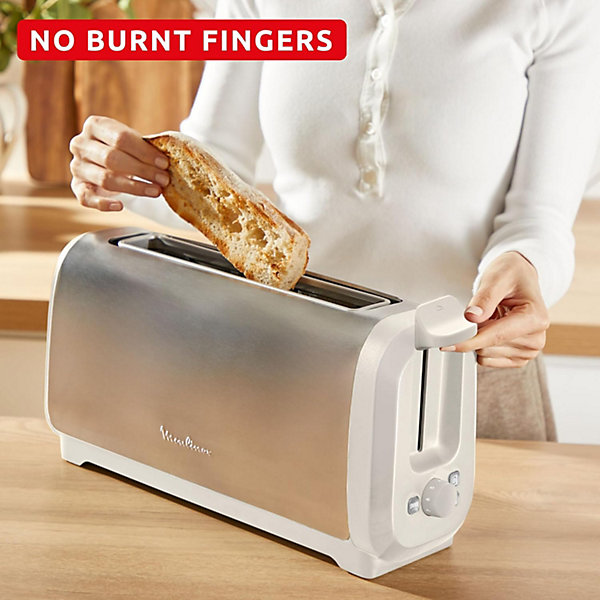 Grille-pain Fente Longue 1430W Inox Rise