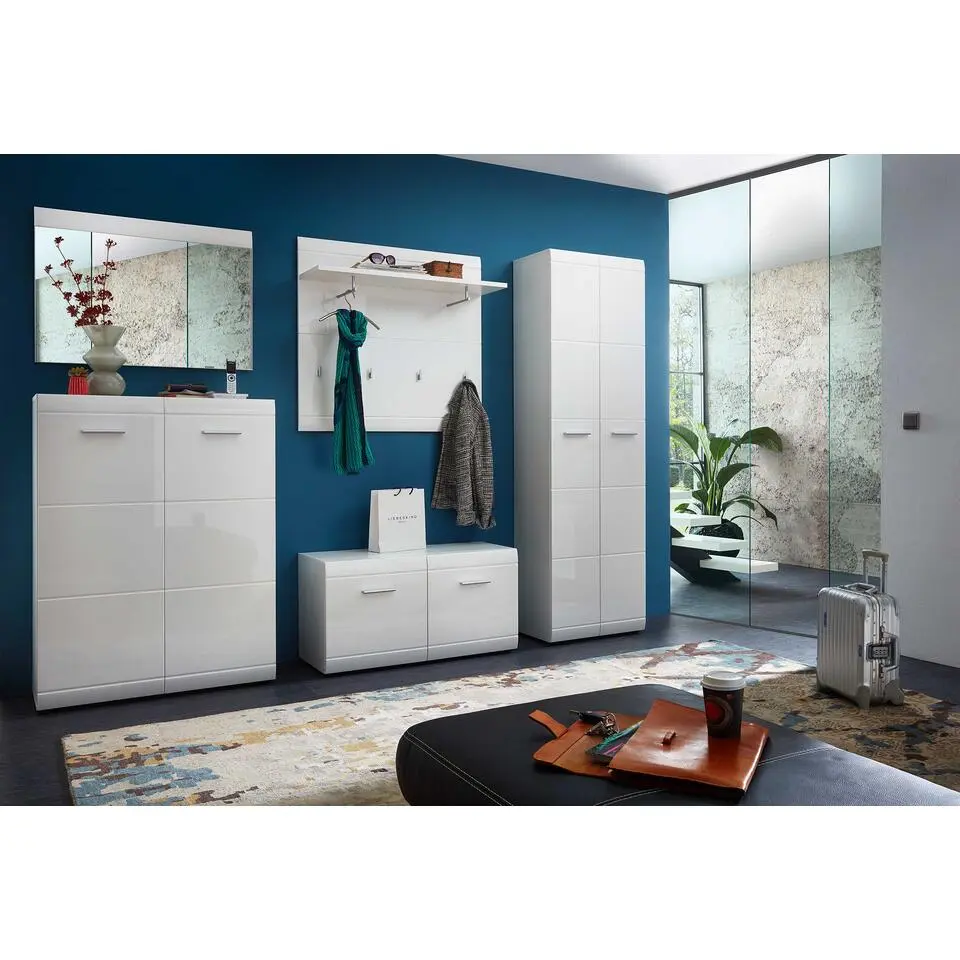 Garderobe Allan 59cm met 2 deuren - wit