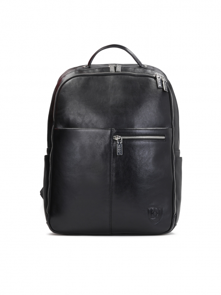 Men's black backpack