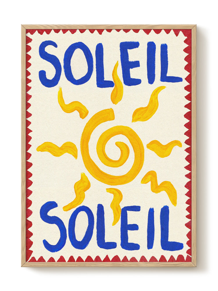 Abbie Franks - Soleil - PSTR studio Kunst Poster