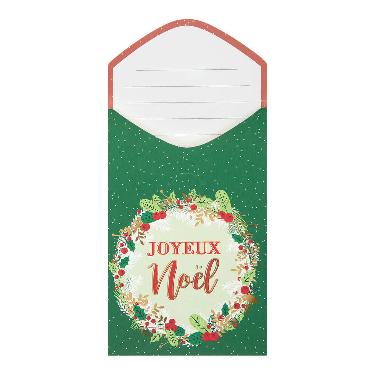 - Carte De Vœux Surprise Couronne Noël