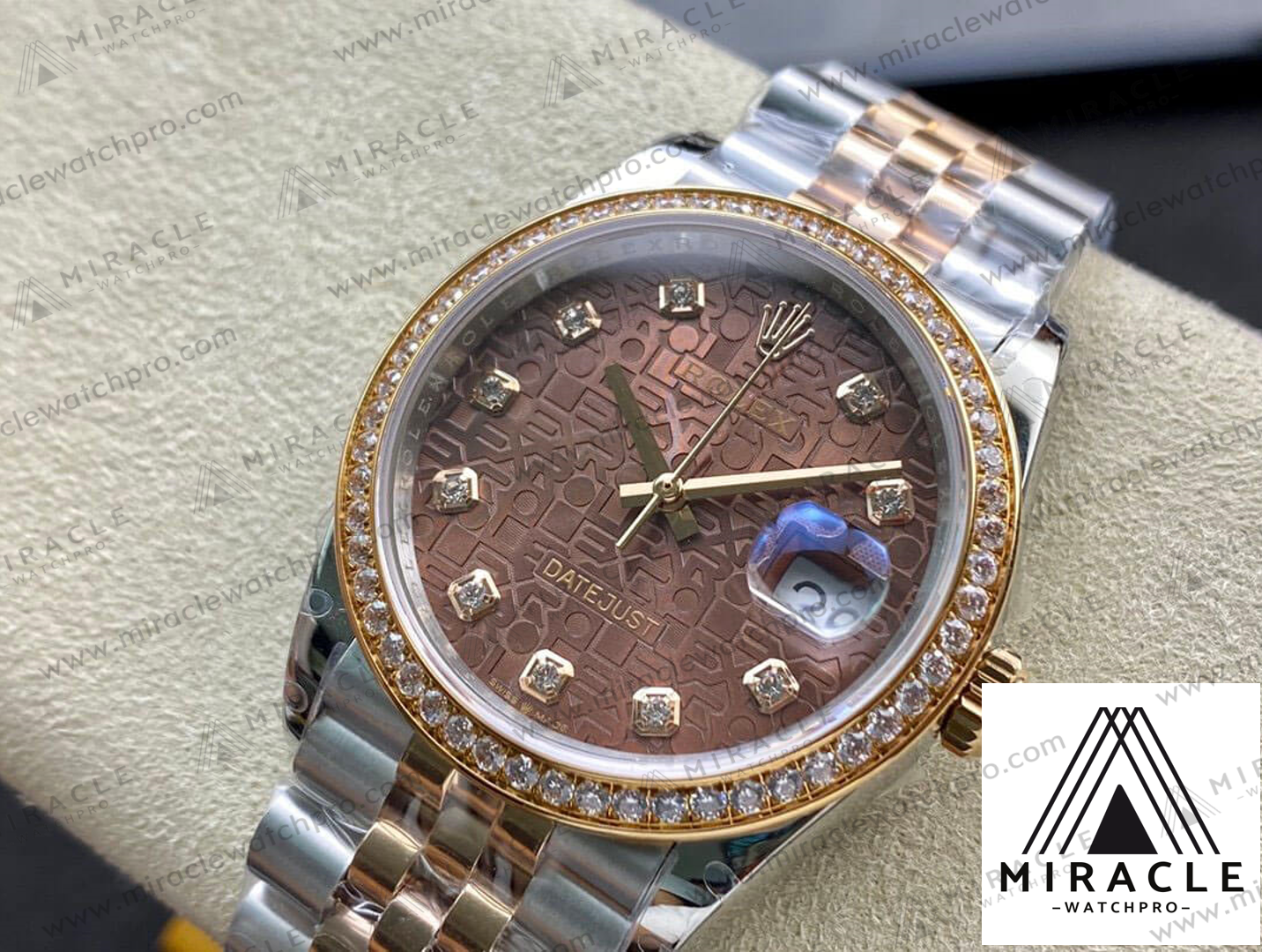 ROLEX-Datejust-REF.M126281RBR-0013-ELITE CLONE-36MM-Replica Watch