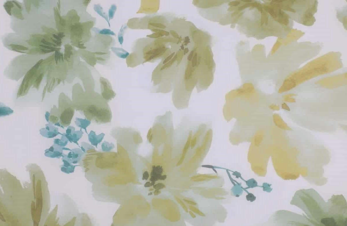 AQUARELLE - Voilage tamisant vert 140x280cm