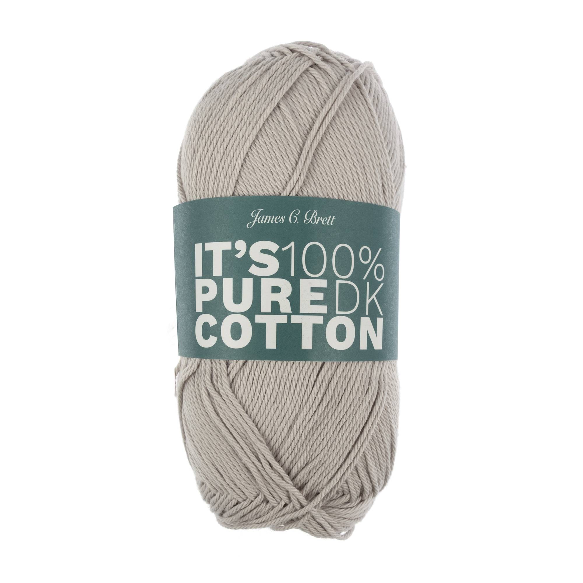 James C Brett Silver Grey It’s Pure Cotton Yarn 100g
