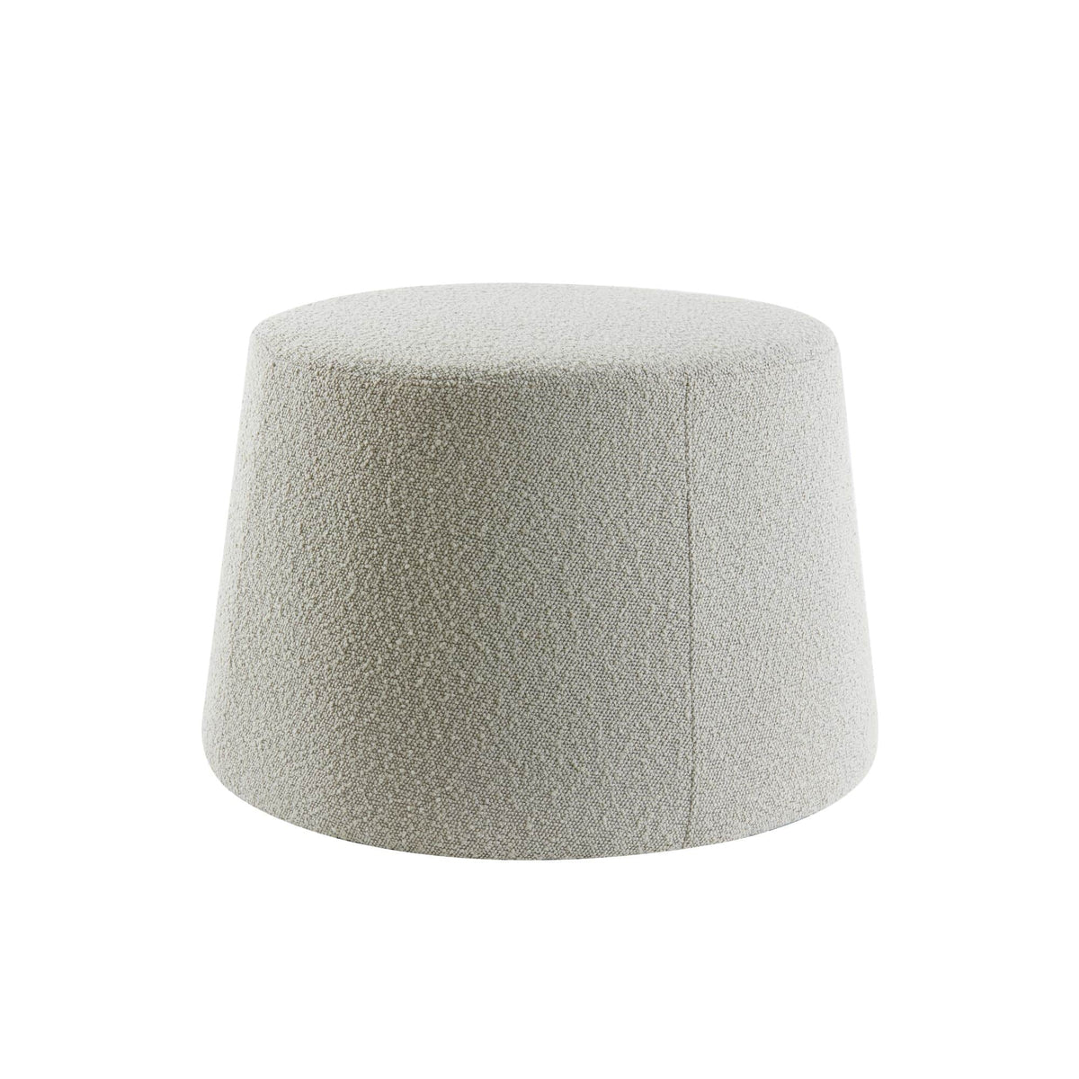 Light & Living poef Lauryn - bruin - Ø59cm