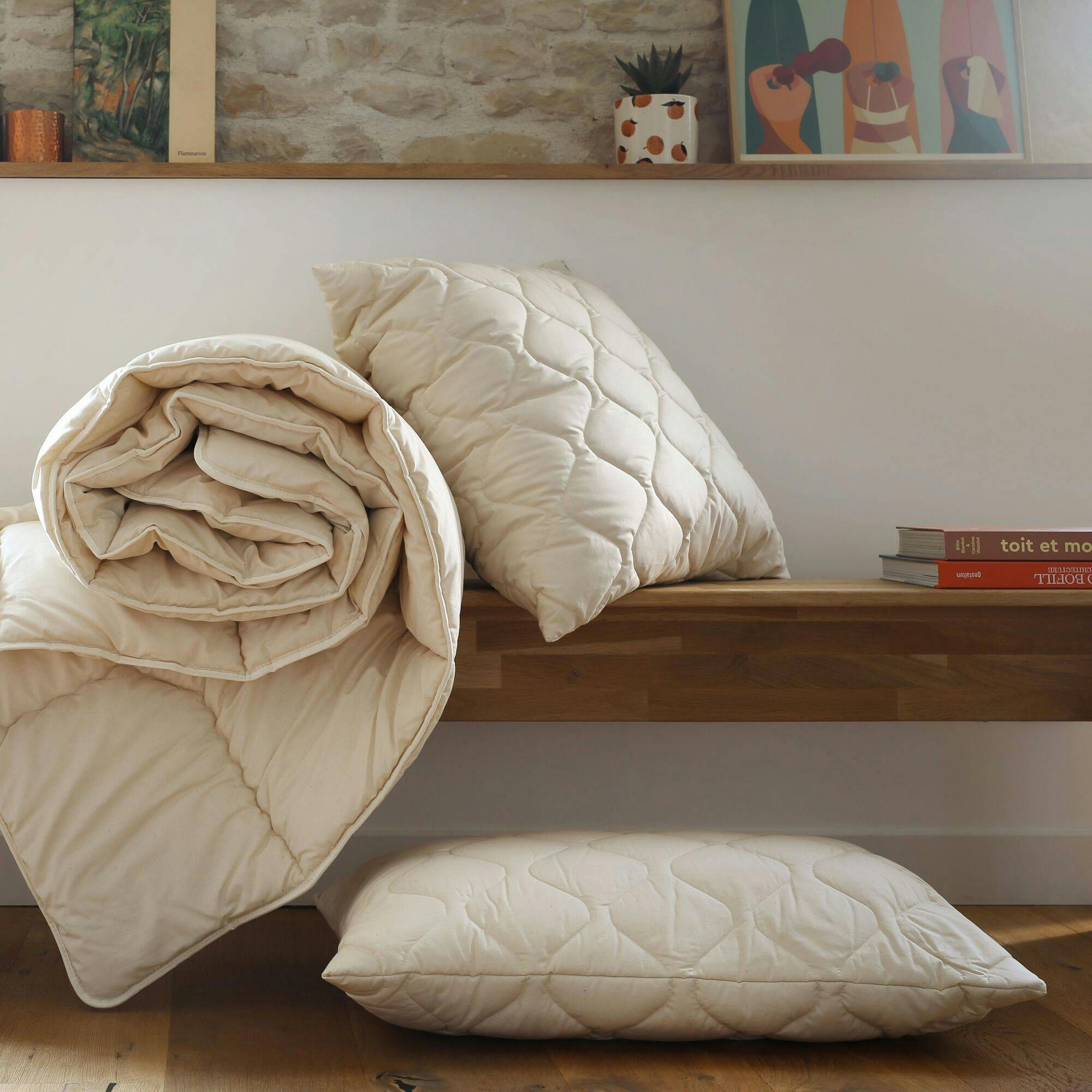 CLARISSE - Oreiller Oreiller en chanvre 50 x 70 cm