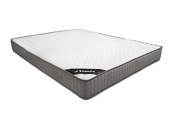 Ensemble 140 x 190 cm sommier tapissier   matelas mousse et accueil mémoire de forme 11 zones ép.22cm - DANEVO de YSMéE