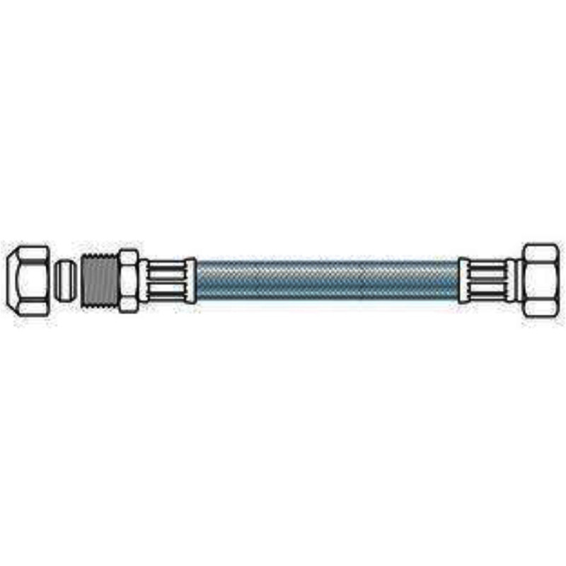 Raccord flexible bicône 15 x F 1/2