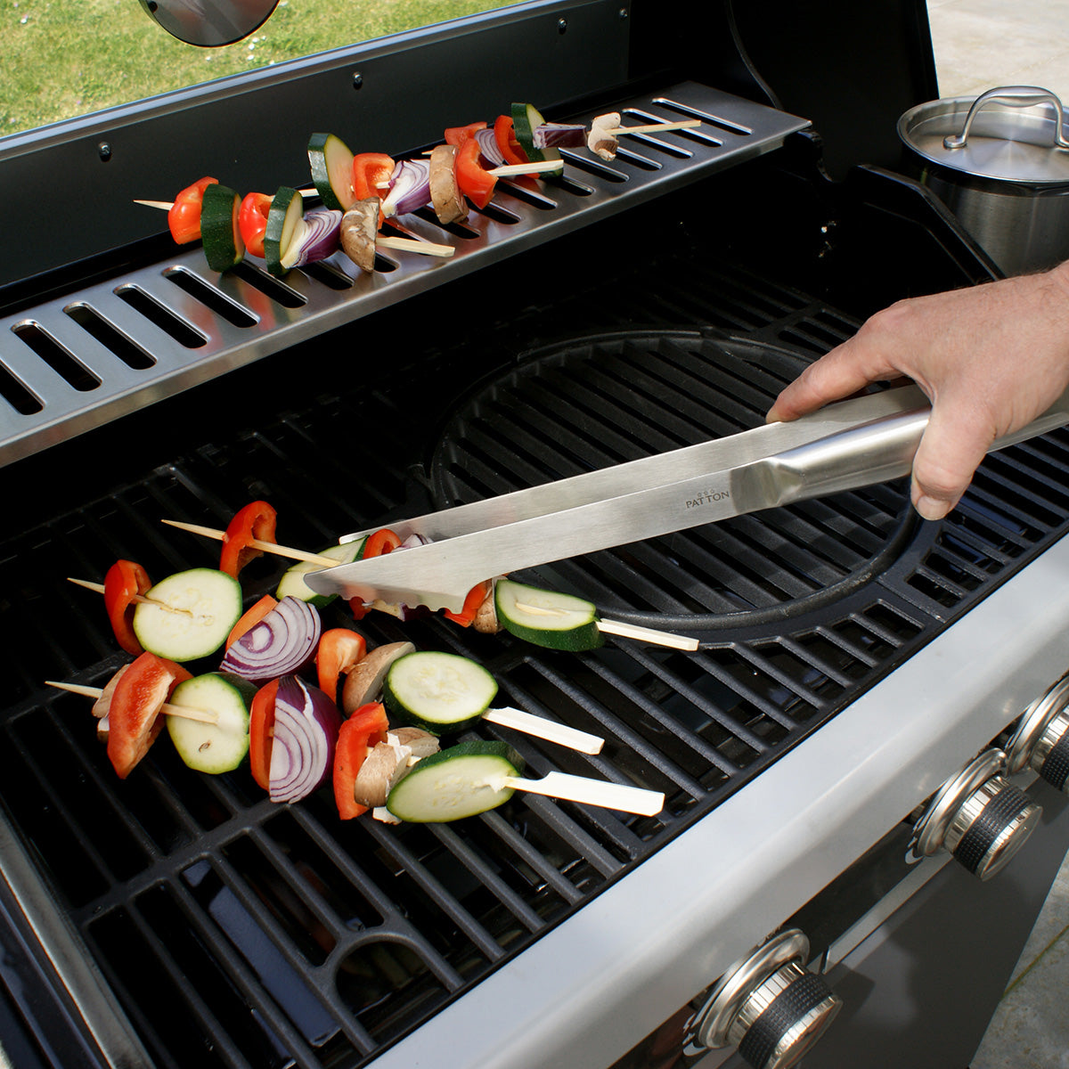 Patton Solid RVS Barbecuetang