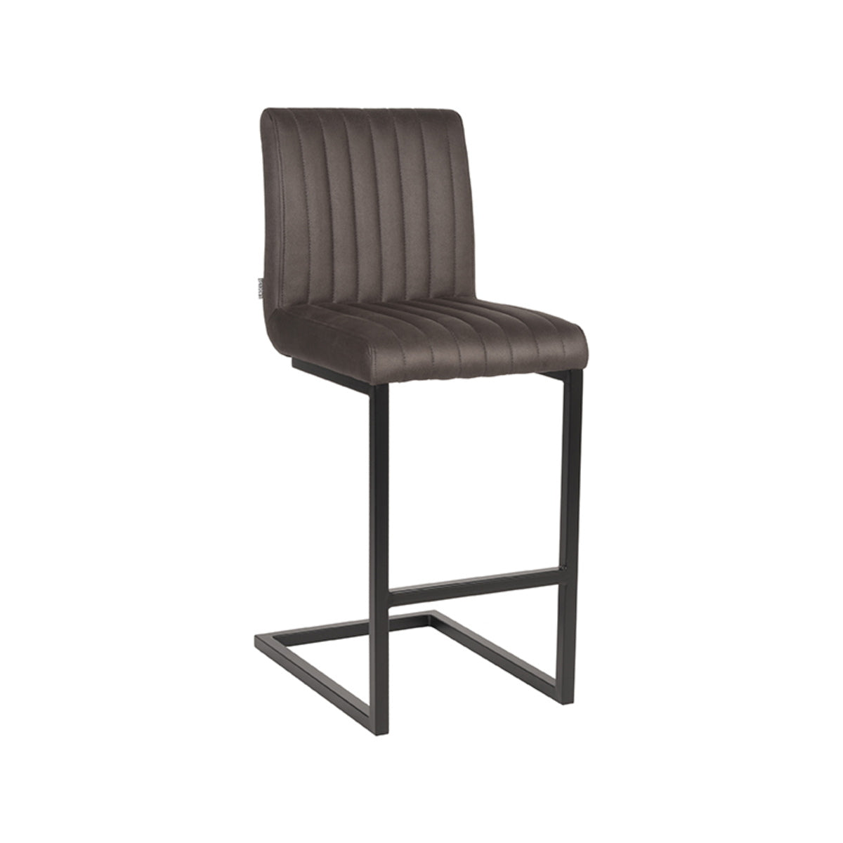 LABEL51 Barkruk Milo - Antraciet - Zithoogte 66cm - Set van 2