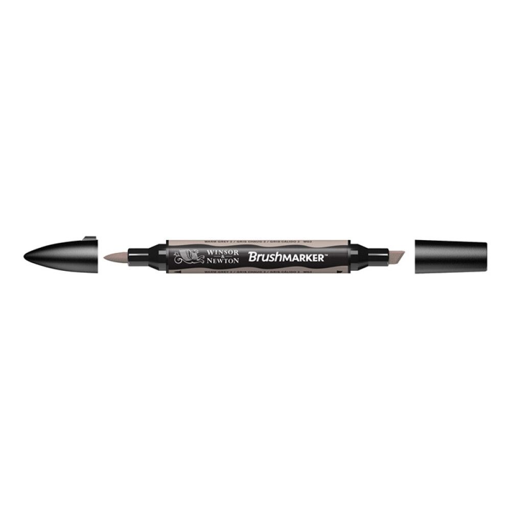 TUSJ PROMARKER WINSOR & NEWTON NR WG2 VARM GRÅ 2