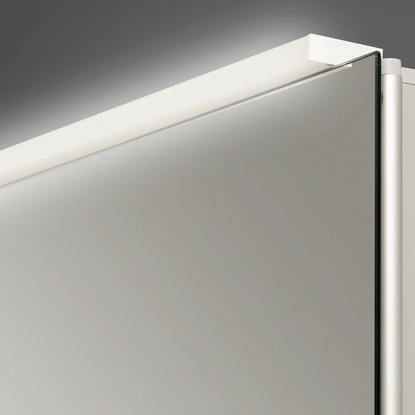 LED-Spiegelschrank, 1-türig, silberfarben, inkl. Leuchtmittel