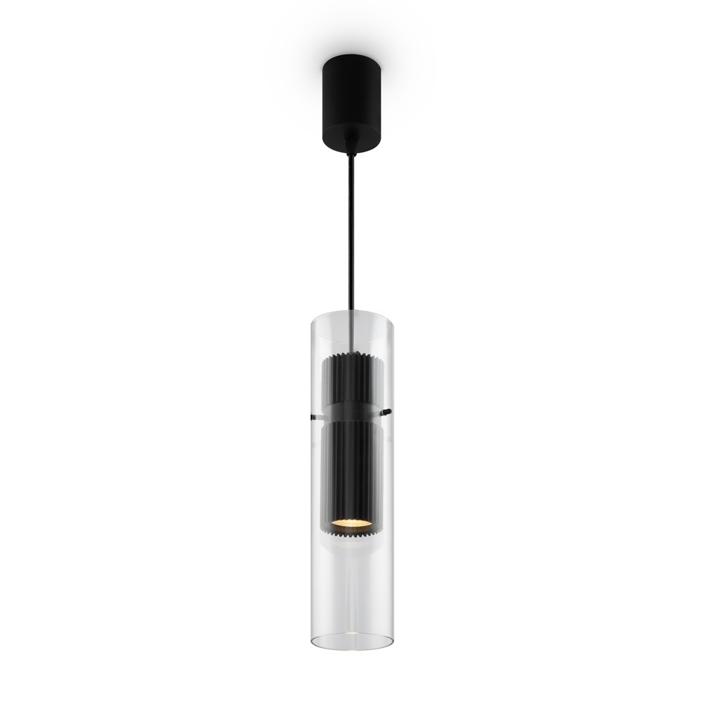 Lampa sufitowa czarny matowa-transparentna DYNAMICS 1xGU10x50W Maytoni