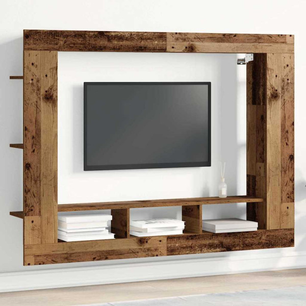Zestaw Szafek RTV Szafka pod Telewizor Meblościanka Brąz 152 x 22 x 113 cm