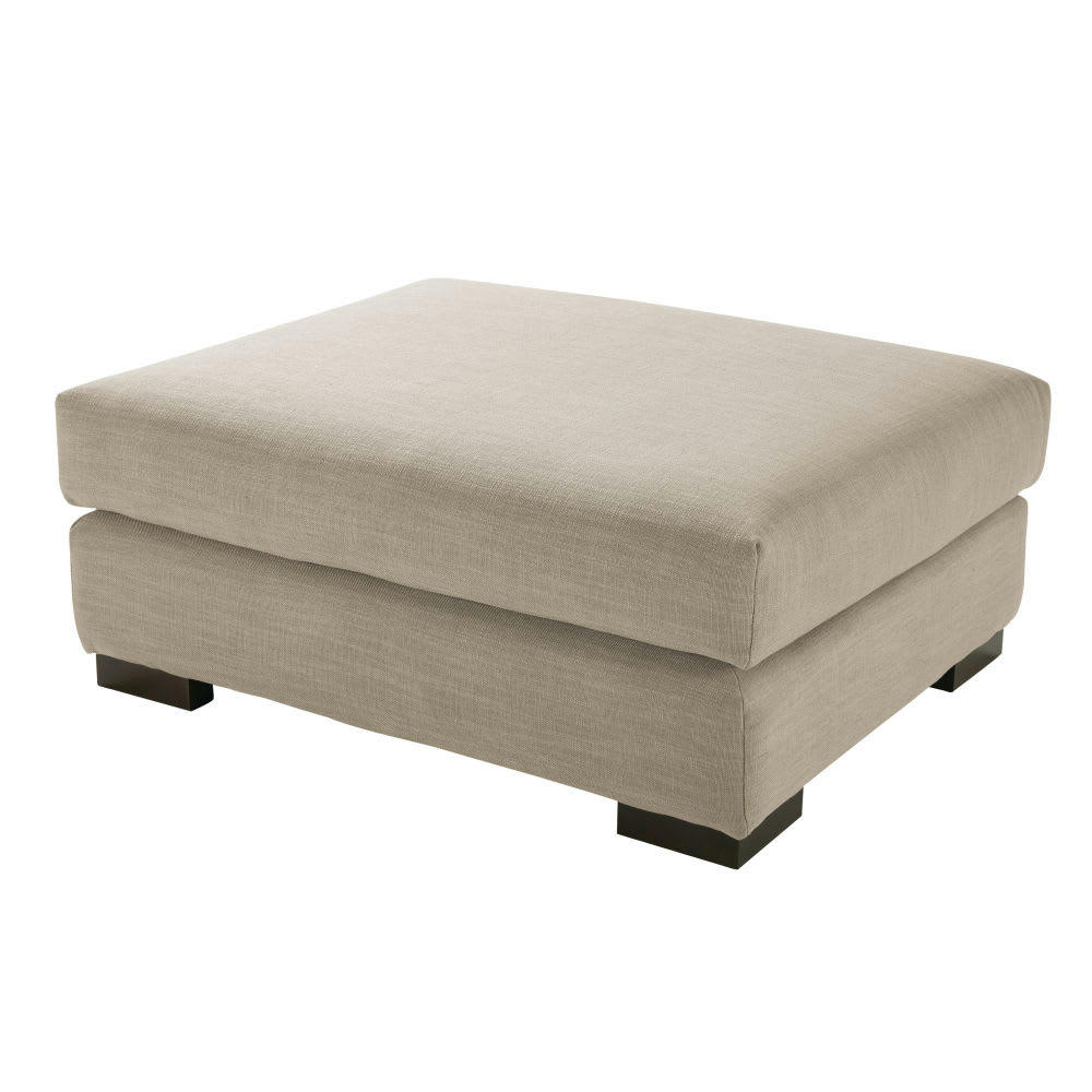 Terence - Pouf pour canapé modulable beige