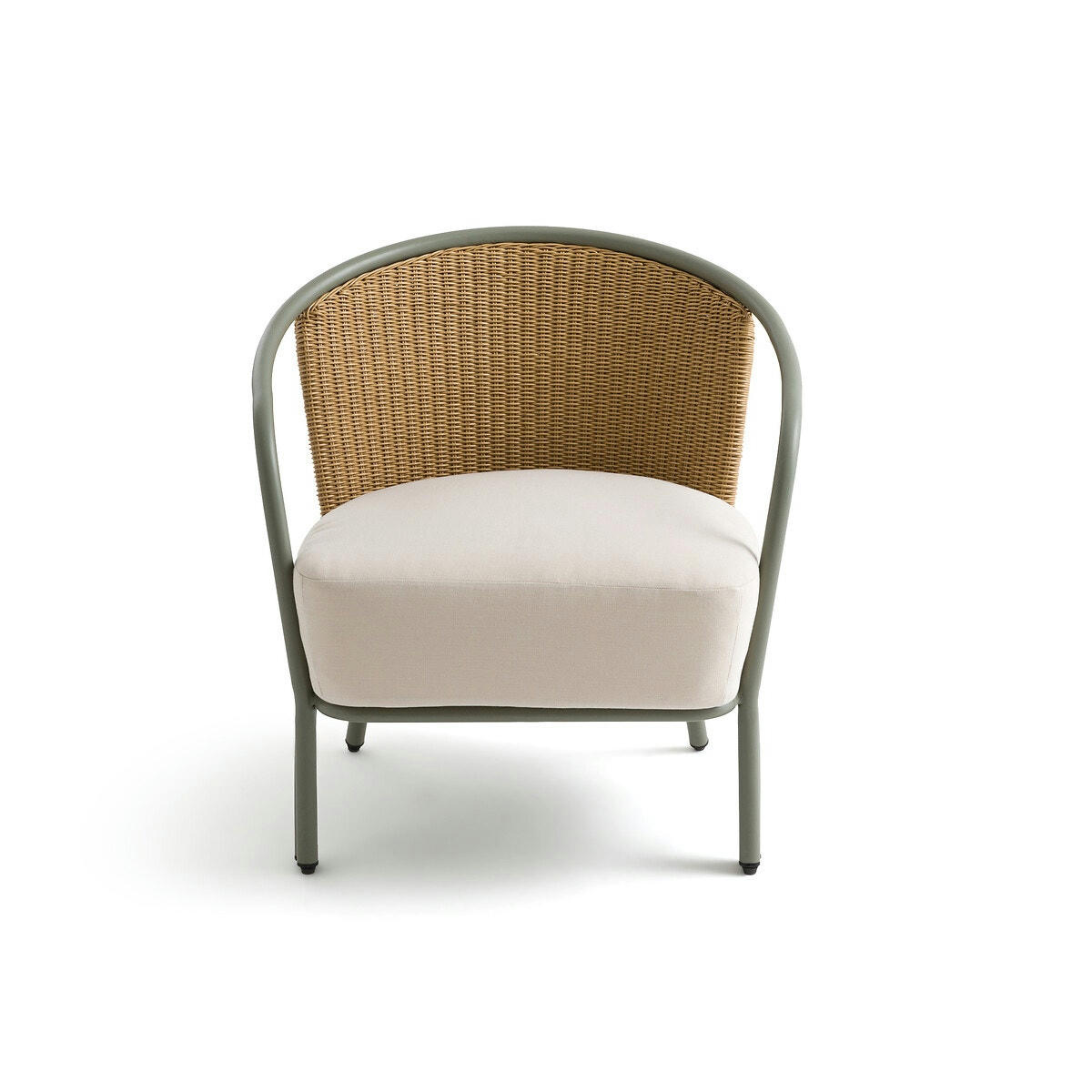 Fauteuil de jardin métal acier et résine, Joati