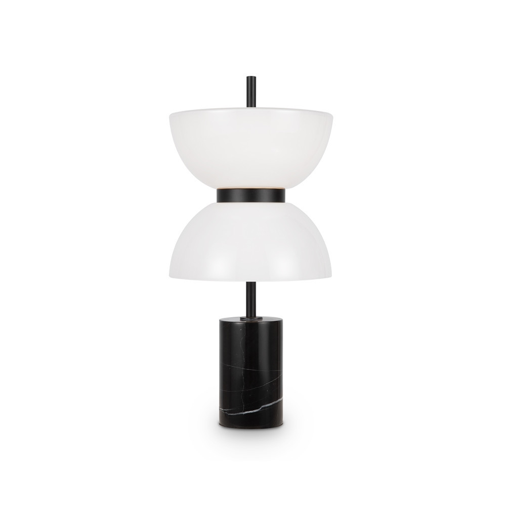 Lampa stołowaKyoto czarno-biała LED 11W Ciepła biel wys:46cm Maytoni