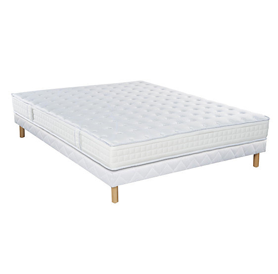 Ensemble Essenzia CHARME   Sommier Tradition   Pieds 160x190 Mousse