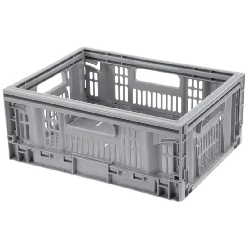Box de rangement pliant Teknika gris 15,8 L