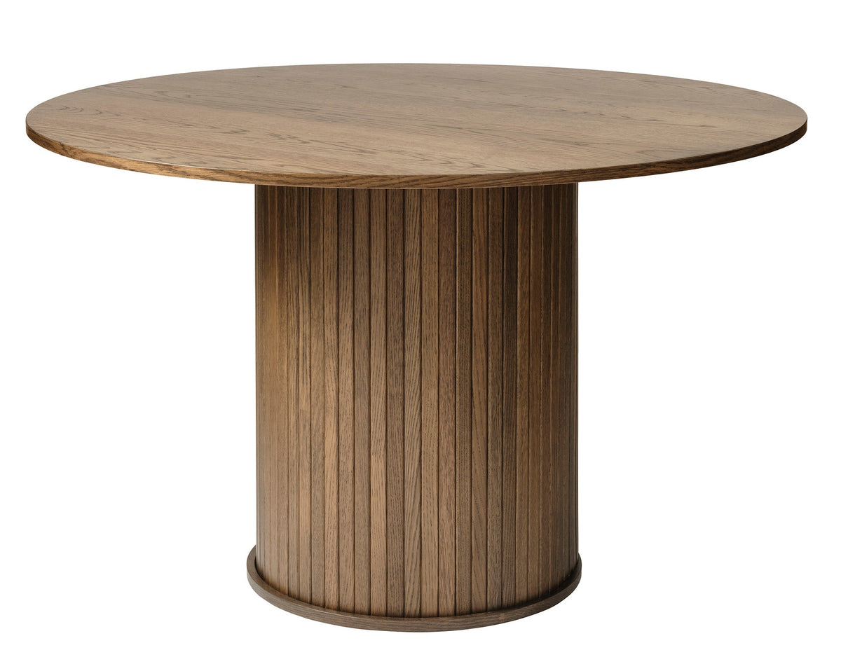 Rebellenclub Eetkamertafel Taree - ø120 cm - Smoked Eiken
