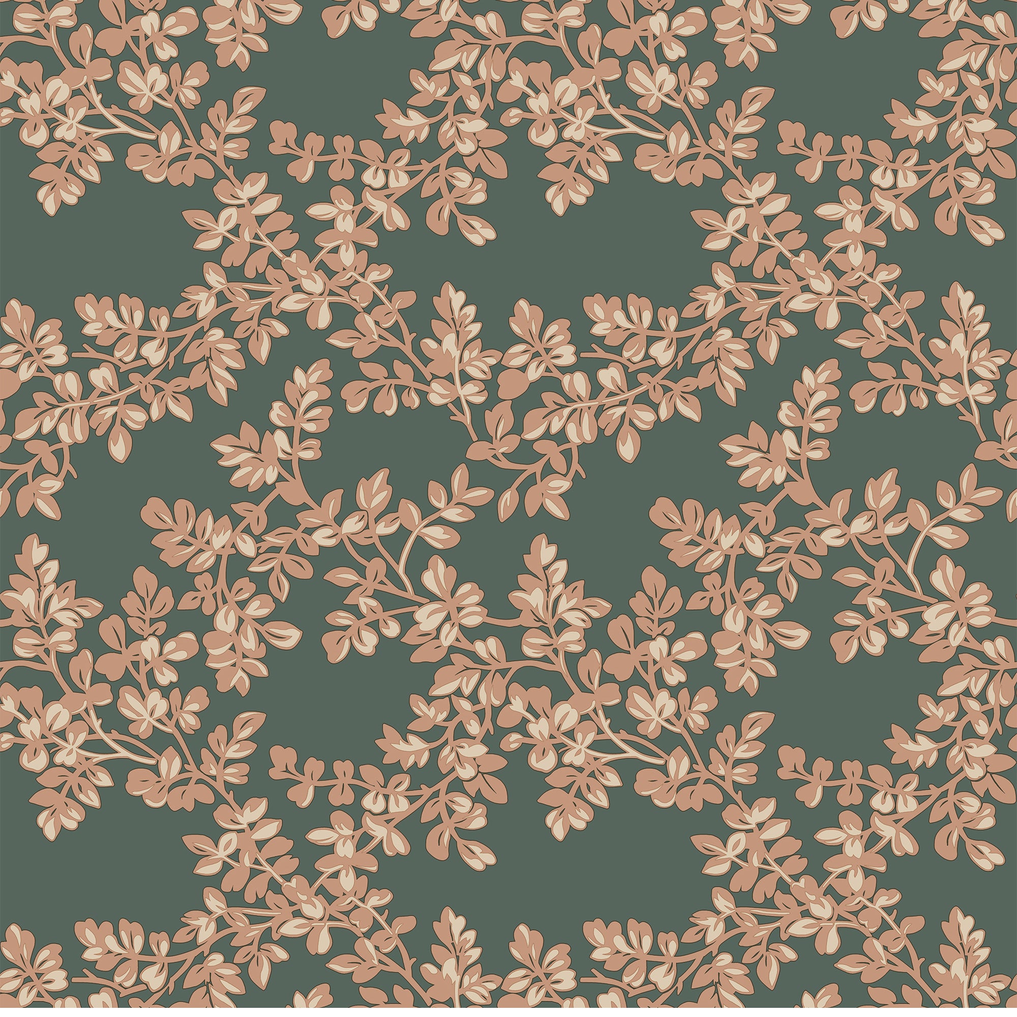 Laura Ashley Vliesbehang - Burnham Fern - 10mx52cm