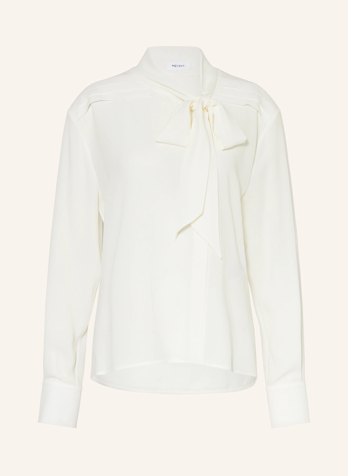 McQUEEN Seidenbluse mit Schluppe