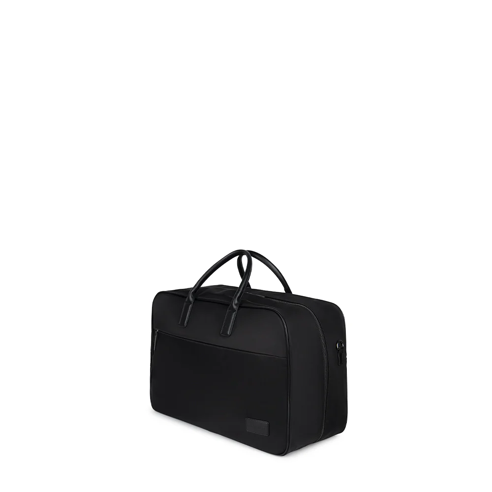 The Oslo – Black Recycled Nylon Travel Weekender Bag