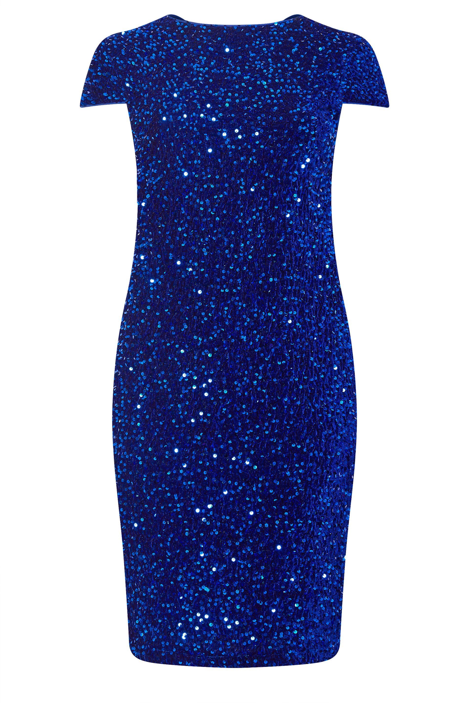 Yours Velvet Sequin Dress