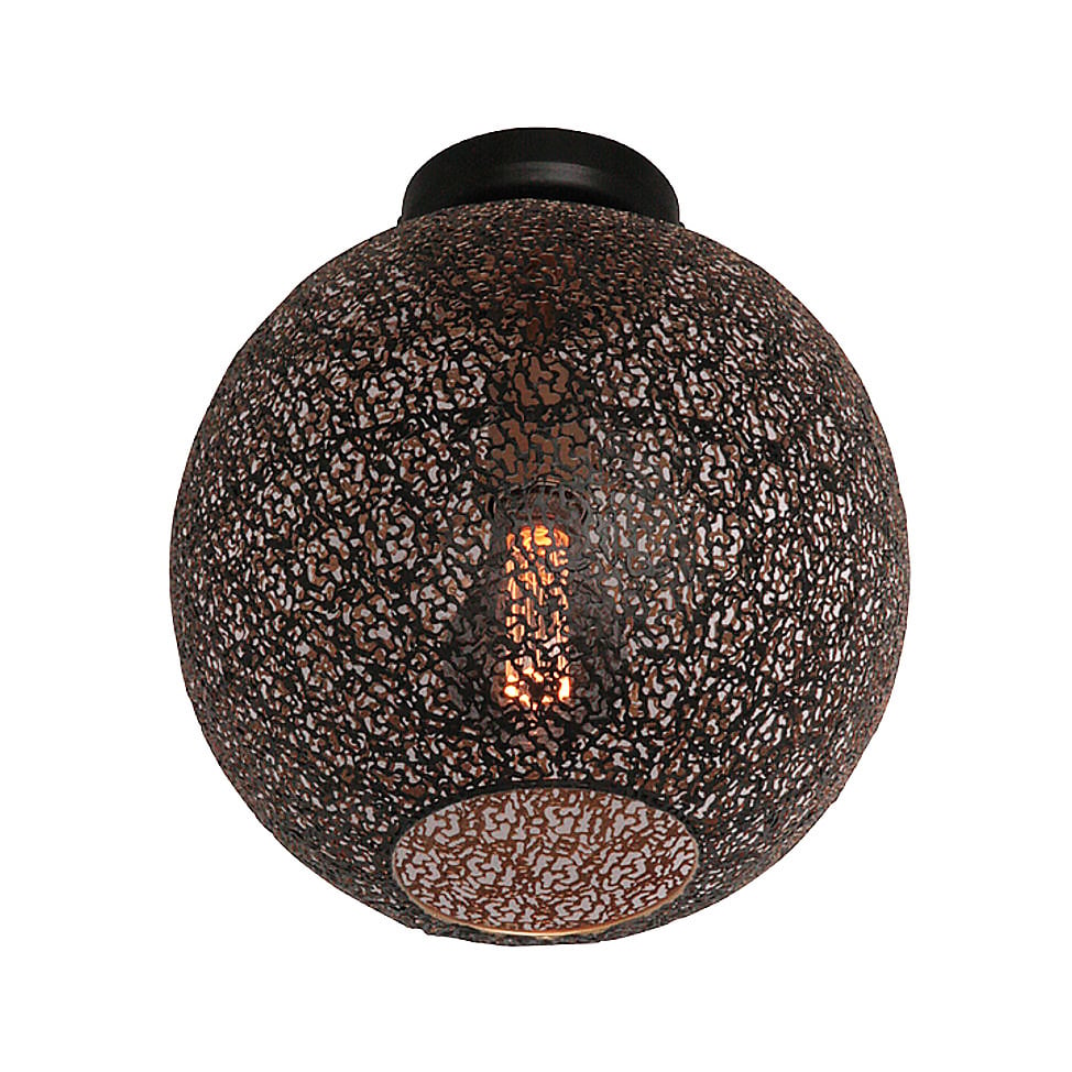 Freelight plafondlamp Oronero - 1 lichts - 30 x 30  cm - zwart