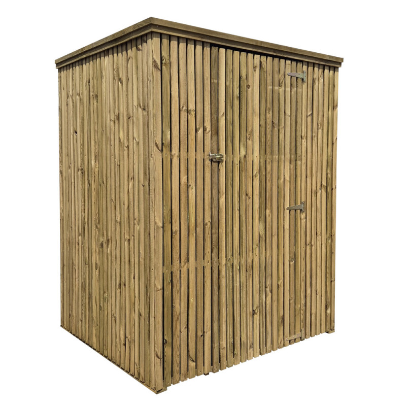 Abri de rangement en bois Moderne 14 mm 1,5 x 1,3 x 1,92 m SOLID
