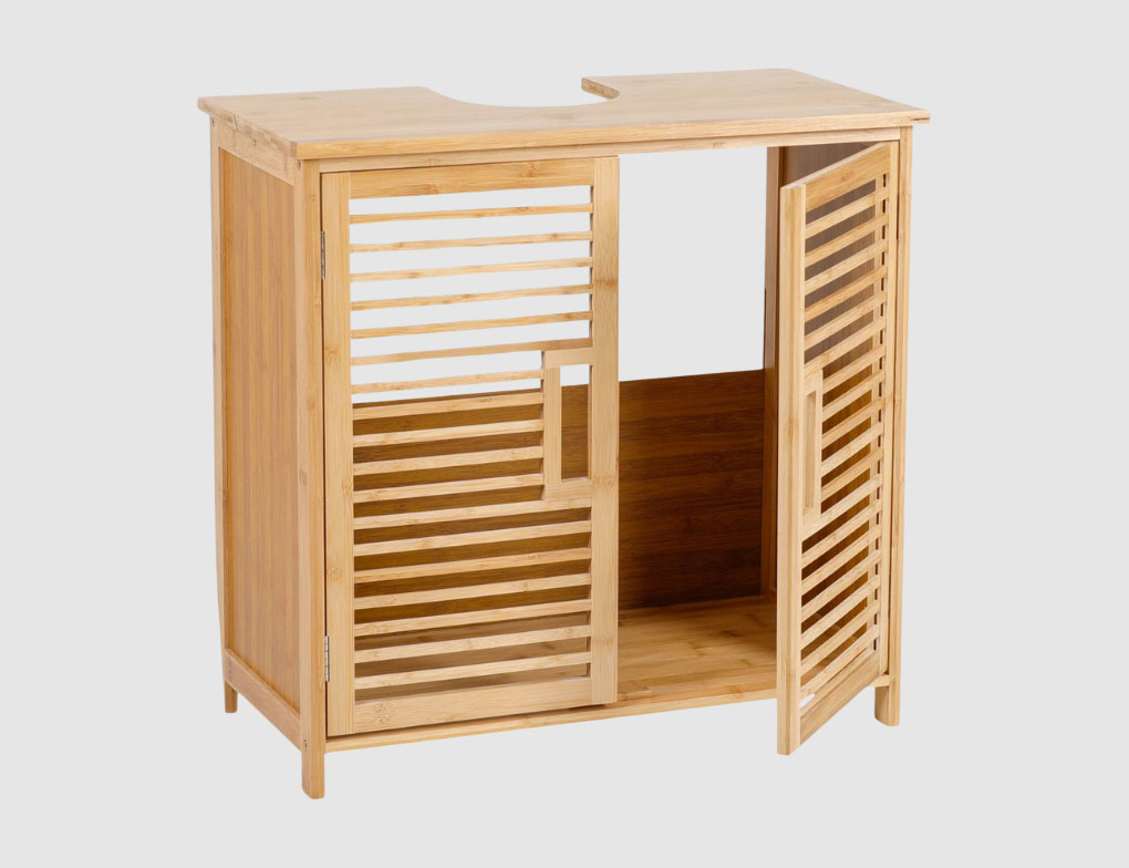 Waschbeckenunterschrank Bambus