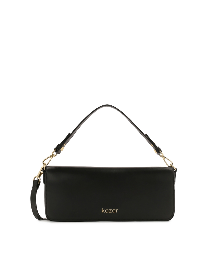 Oblong rigid bag with two straps