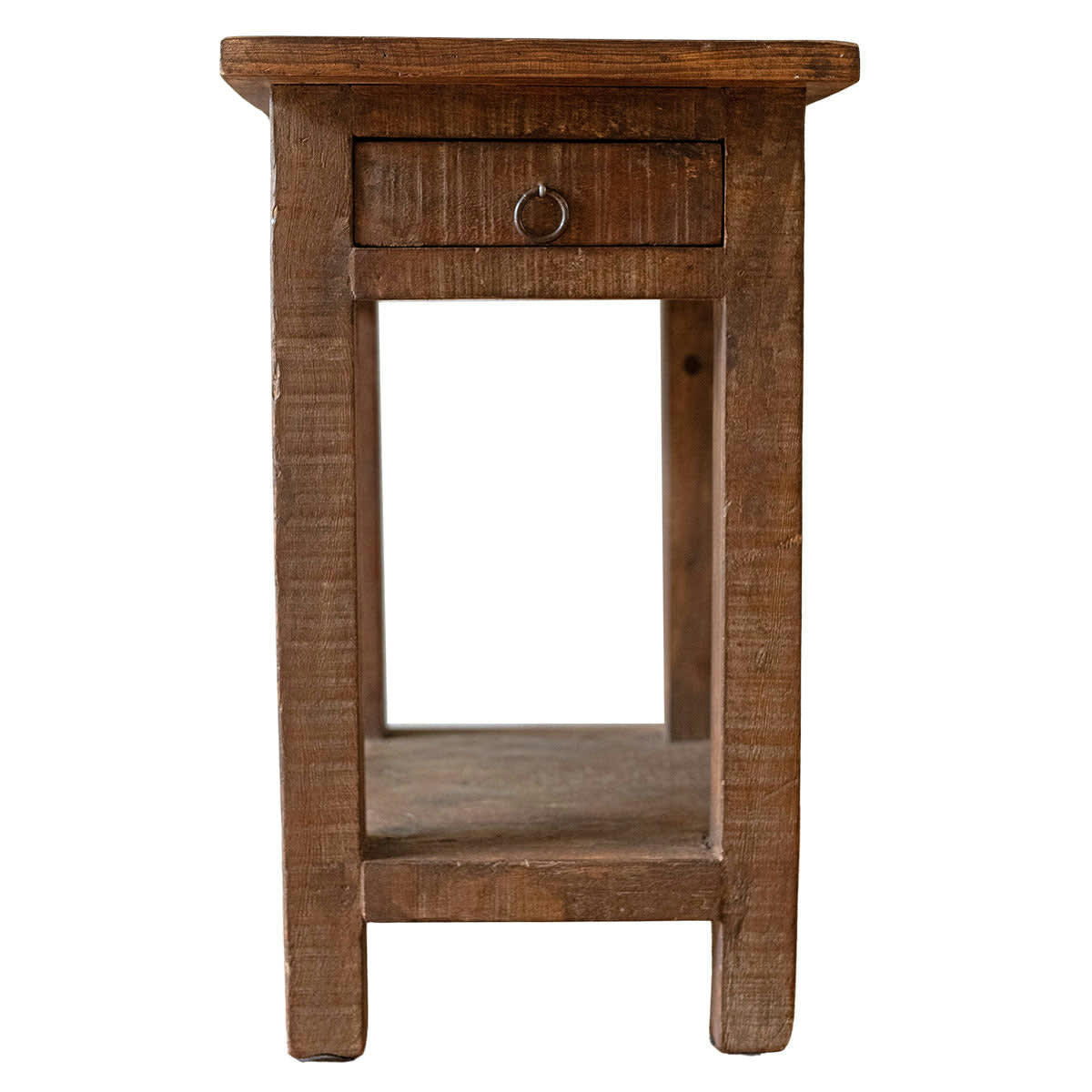 - Selette bout de canapé en bois recyclé