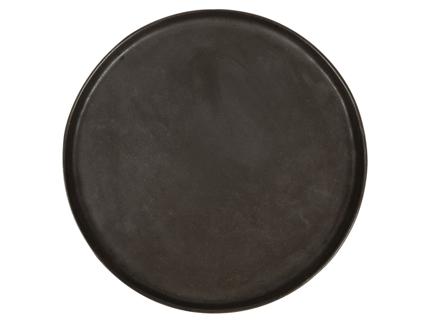 Talerz obiadowy Vulcano ceramiczny szary