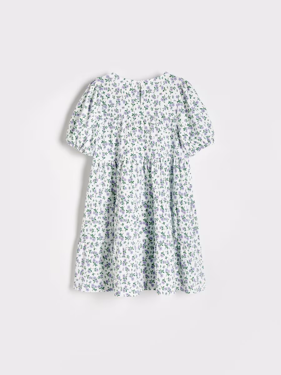 Floral White Dress