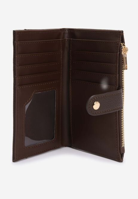 Womens Chocolate Brown Slimline Purse