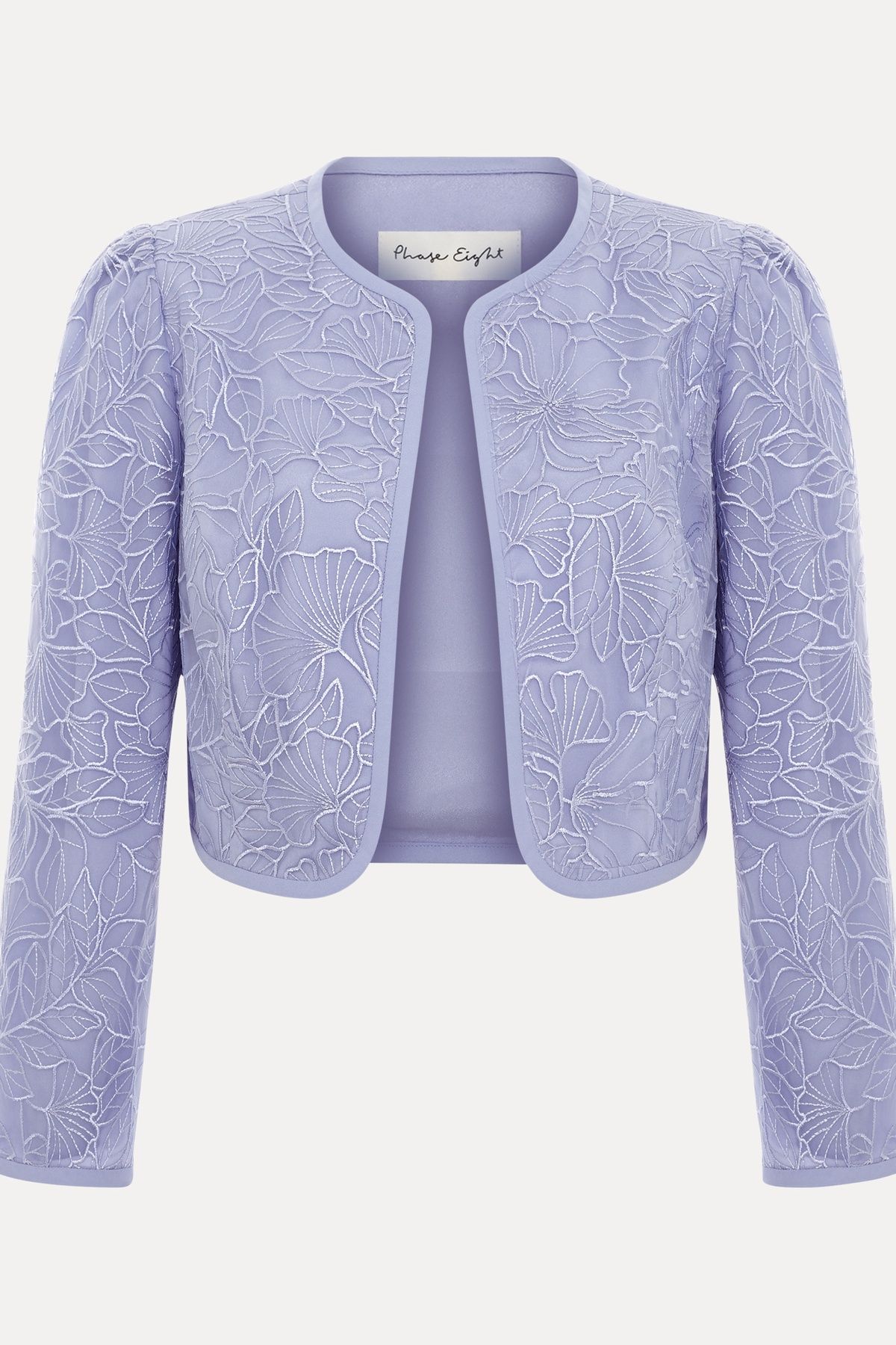 Phase Eight Sakura Embroidered Cropped Jacket