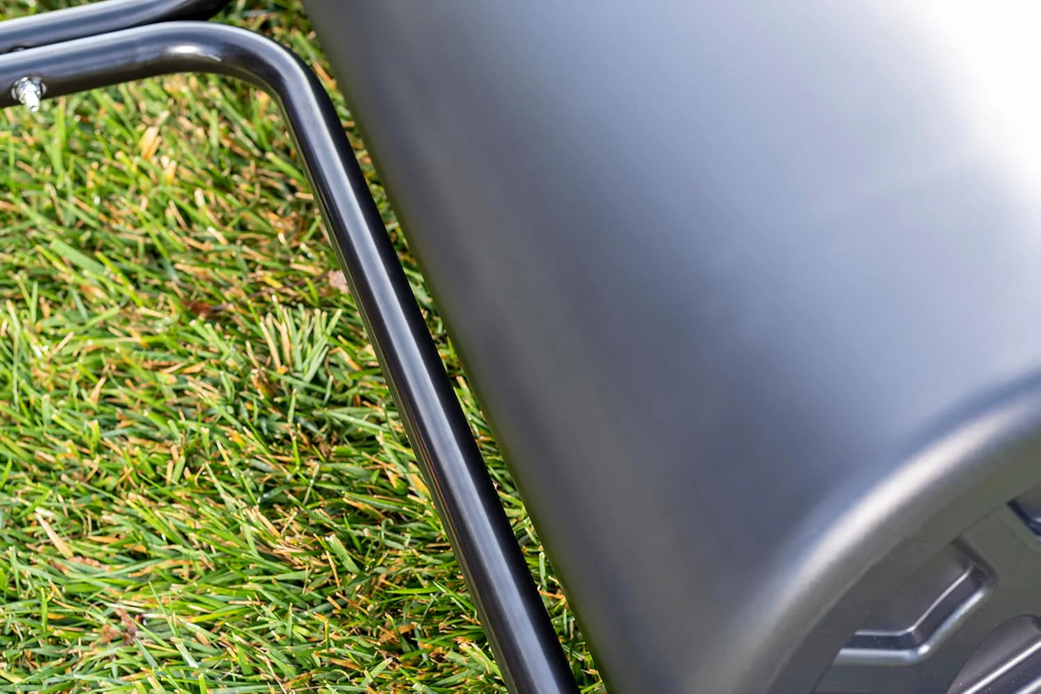 Agri-Fab 45-0604 18 x 48 Tow Behind Poly Lawn Roller 550 lbs Weight with Water, Poly Drum and Steel Frame, with Plug. Designed for Lawn and Garden Tractors(Roller)