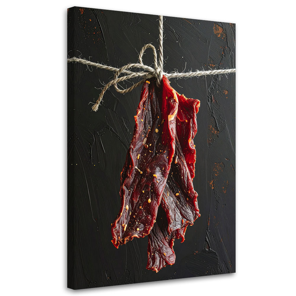 Obraz do kuchni restauracji baru jadalni, Suszona wołowina mięso 20x30